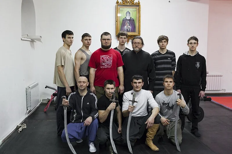 Совместная тренировка «Тавроскиф» и «Кованая рать – служилые люди Сибири»