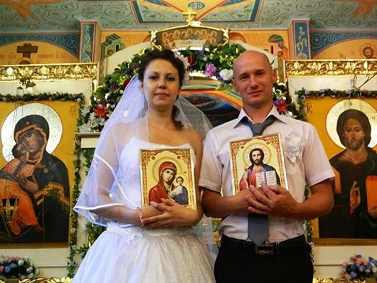 Венчание участников клуба «Райский сад» Дениса и Ирины